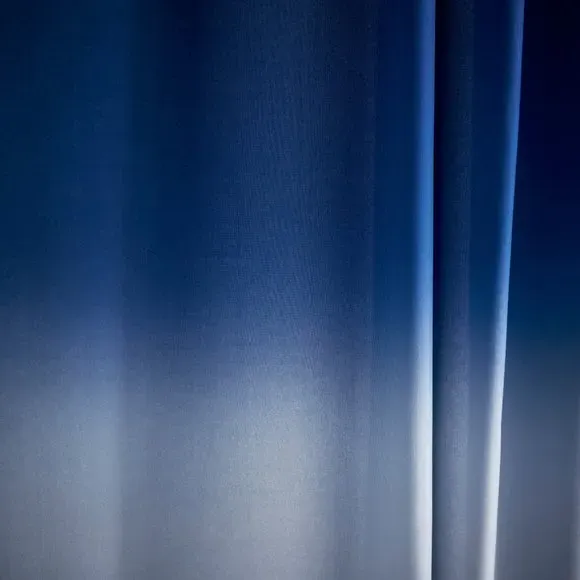 Square Shower Curtain Ombre Design - Blue, Polyester