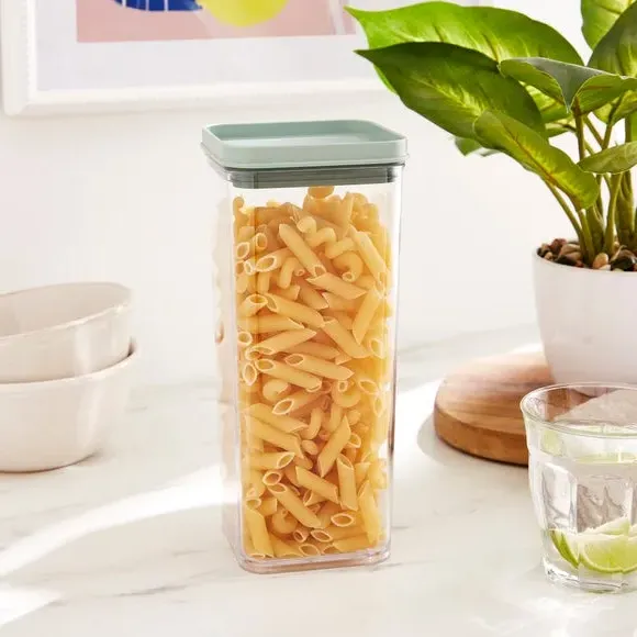 Square Storage Container with Airtight Seal - Clear image