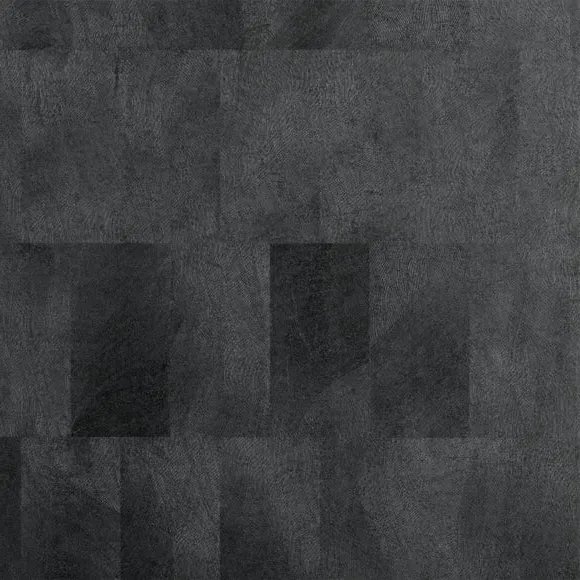 Square Textured Wallpaper - Black, Vinyl