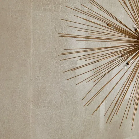Square Textured Wallpaper - Natural, Vinyl