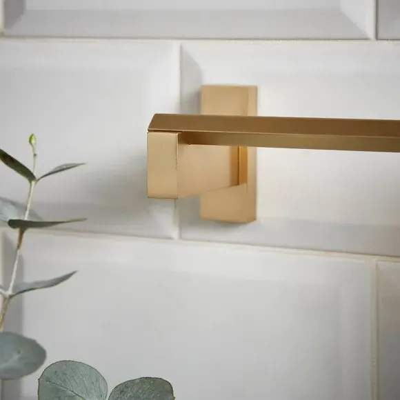 Square Towel Rail - Brushed Bronze