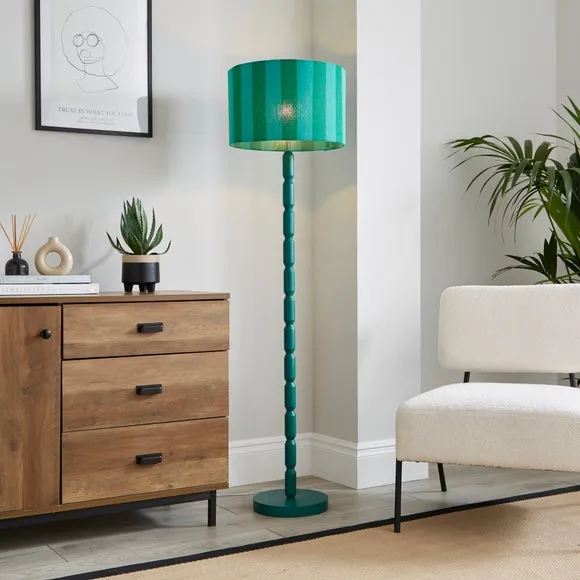 Stacked Floor Lamp Base - Natural, Wood