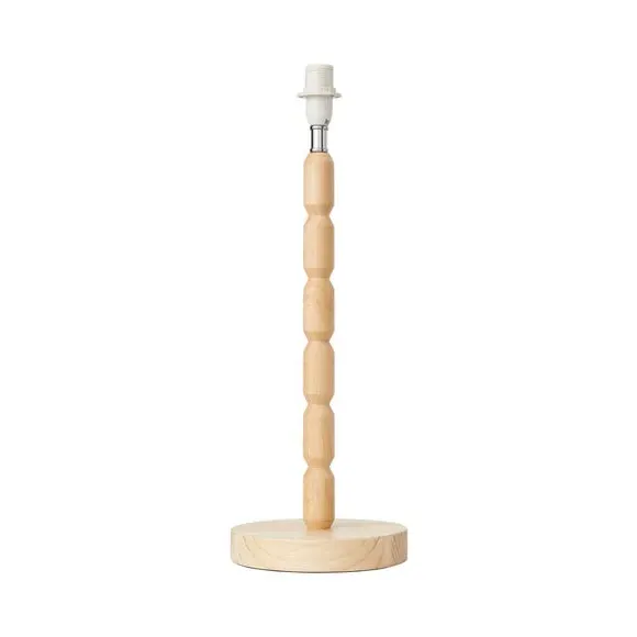 Stacked Table Lamp Base - Natural, Wood