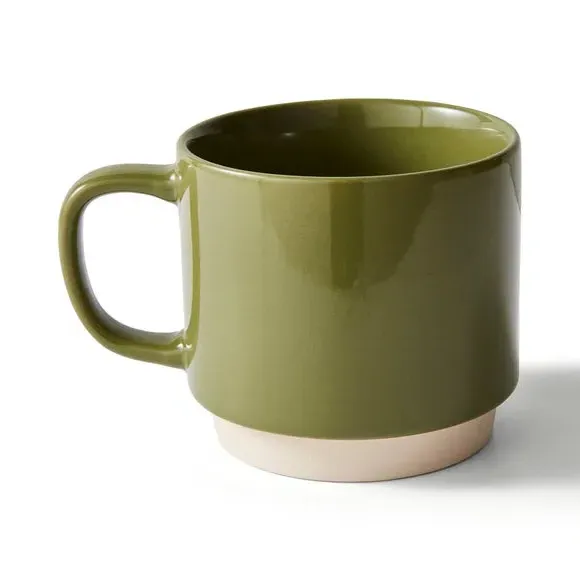 Stacking Mug - Olive, Stoneware