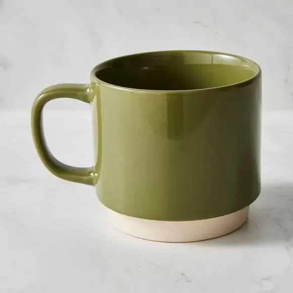Stacking Mug - Olive, Stoneware image