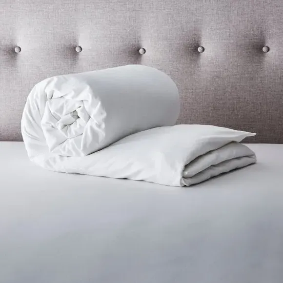 Stain Resistant Duvet Protector - White, Polyester image