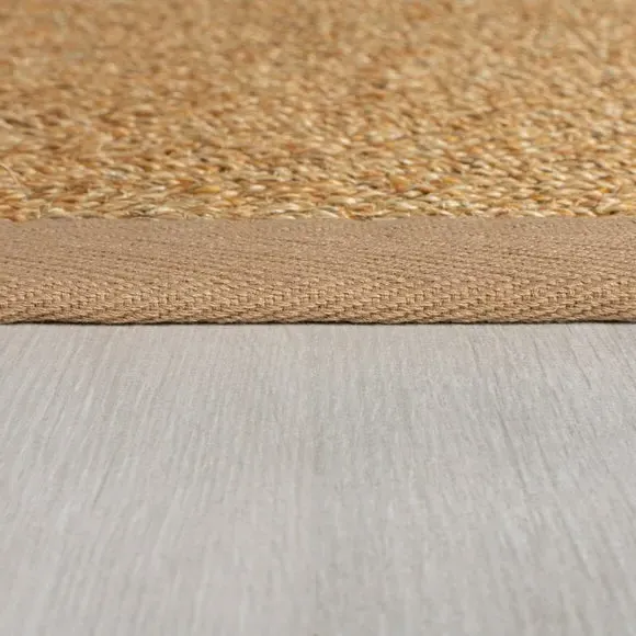 Stair Runner with Border - Natural, Sisal