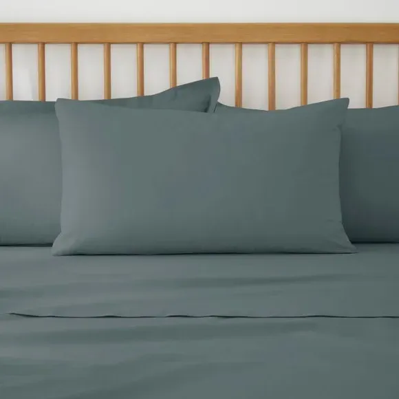 Standard Pillowcase Pair - Charcoal, Cotton
