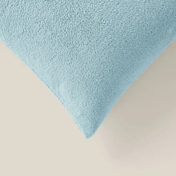 Standard Pillowcase Pair - Duck Egg, Teddy