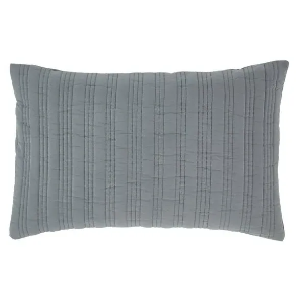 Standard Pillowcase Pair - Grey, Microfibre