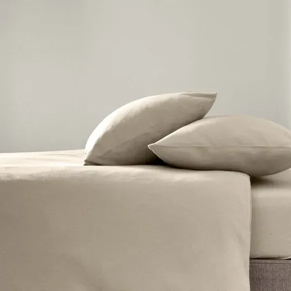 Standard Pillowcase Pair - Natural, Cotton