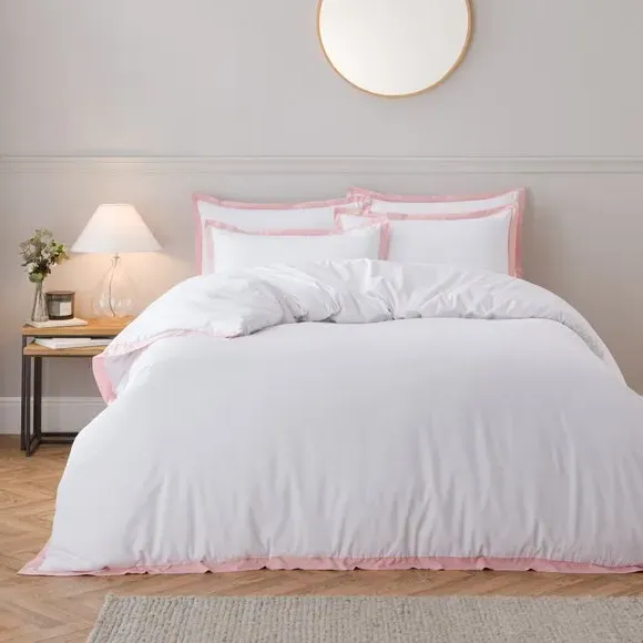 Standard Pillowcase Pair Oxford Style - Blush