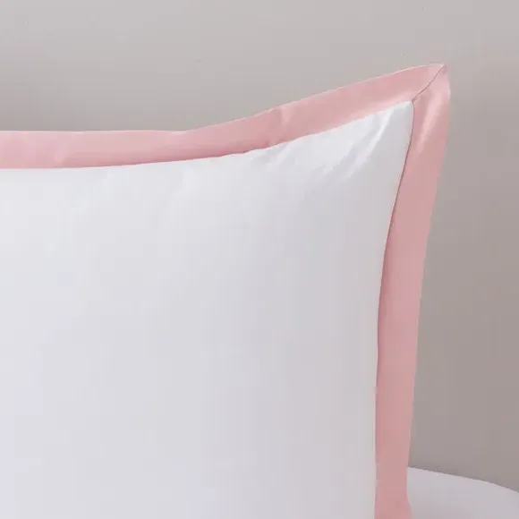 Standard Pillowcase Pair Oxford Style - Blush