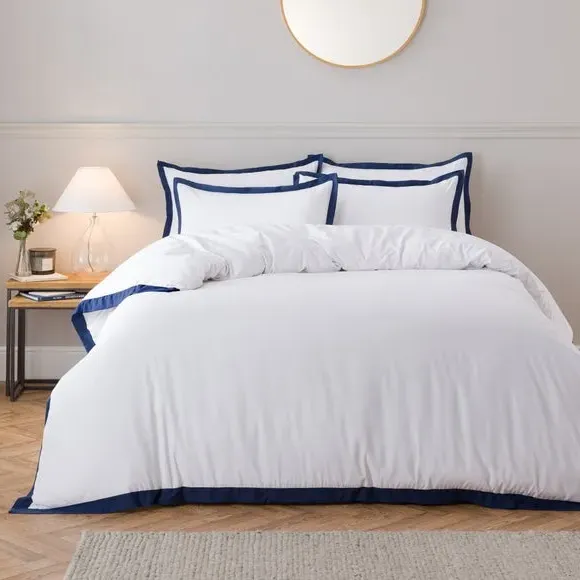 Standard Pillowcase Pair Oxford Style - White
