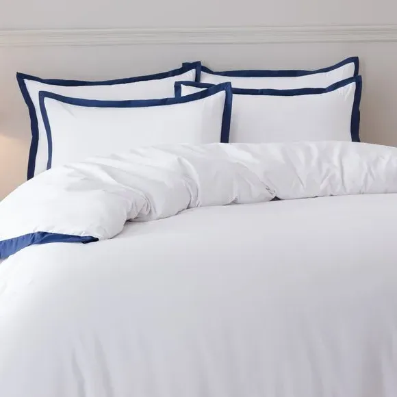 Standard Pillowcase Pair Oxford Style - White