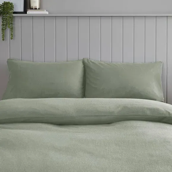 Standard Pillowcase Pair - Sage, Cotton