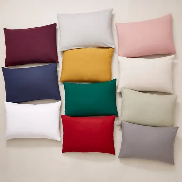 Standard Pillowcase Pair - Sage, Cotton