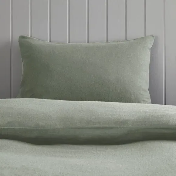 Standard Pillowcase Pair - Sage, Cotton