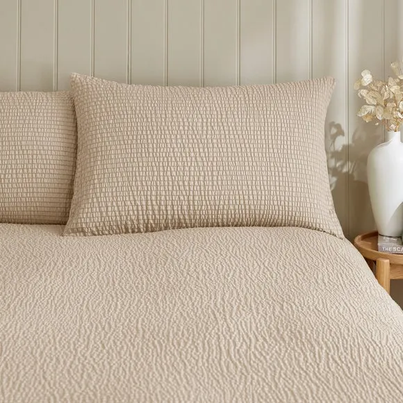 Standard Pillowcase Pair Seersucker - Natural image