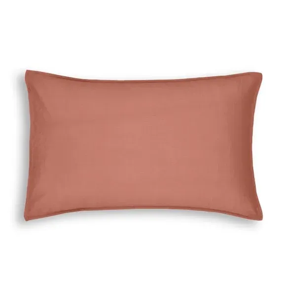 Standard Pillowcase Pair - Terracotta, Cotton