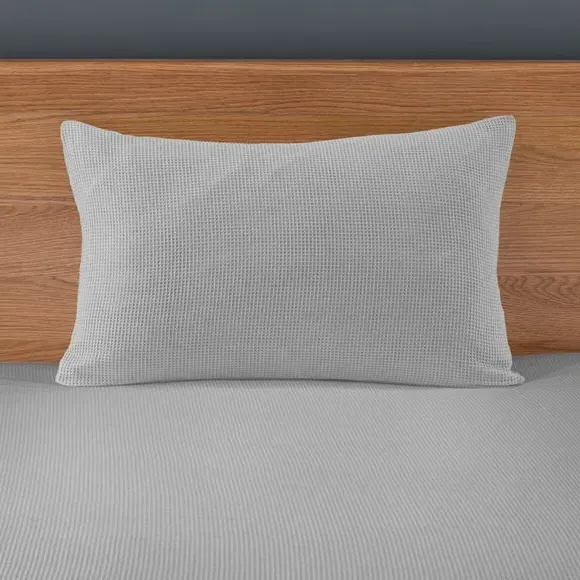 Standard Pillowcase Pair Waffle Weave - Charcoal