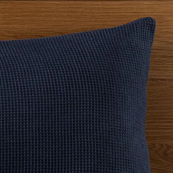 Standard Pillowcase Pair Waffle Weave - Navy
