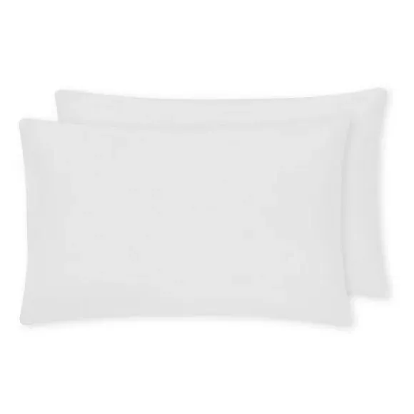Standard Pillowcase Pair - White, Microfibre