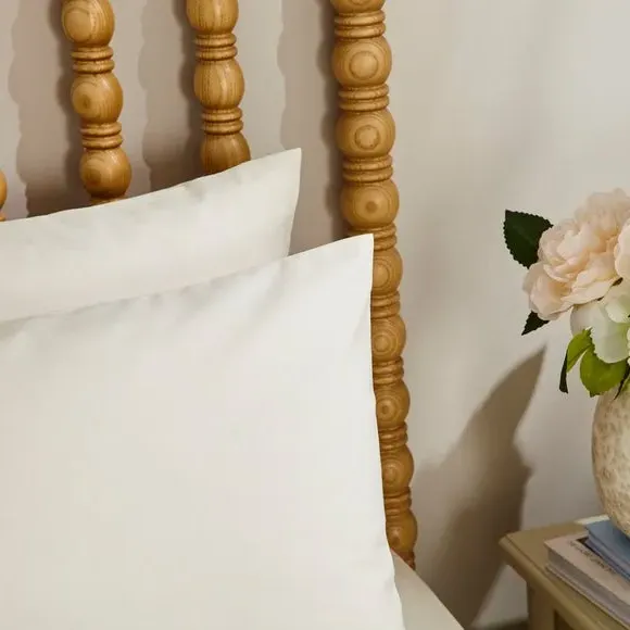 Standard Pillowcase Pair - White Sand, Cotton