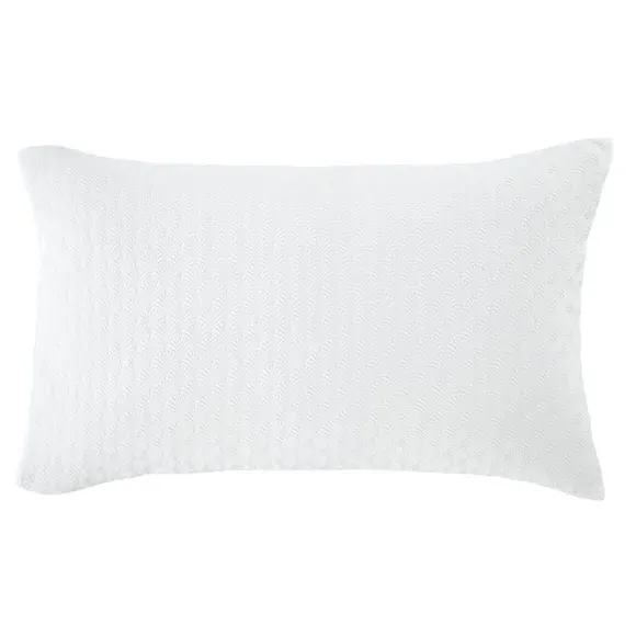Standard Pillowcase Pair with Button Closure - White