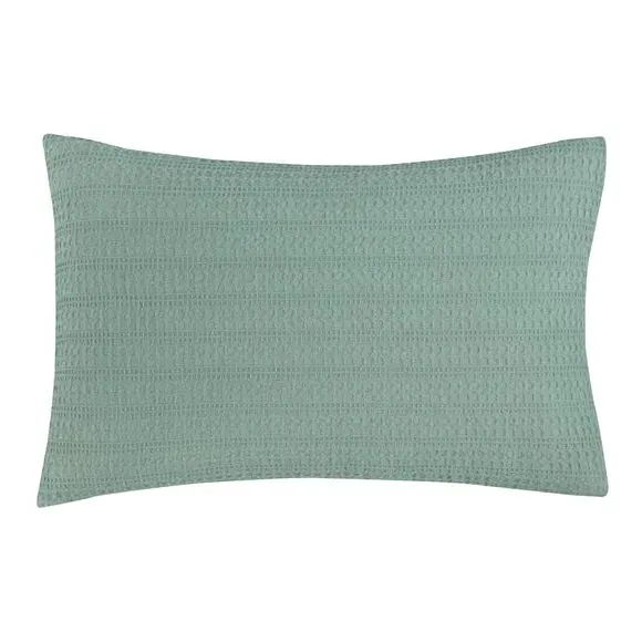 Standard Waffle Pillowcase - Lilypad, Cotton
