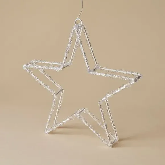 Star LED Light Decoration - Warm White, Acrylic