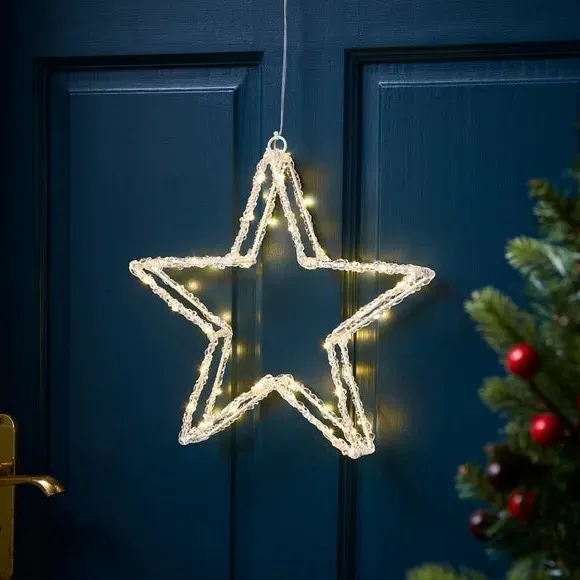 Star LED Light Decoration - Warm White, Acrylic image