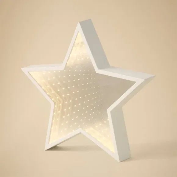Star Light with Infinity Mirror - White, LED
