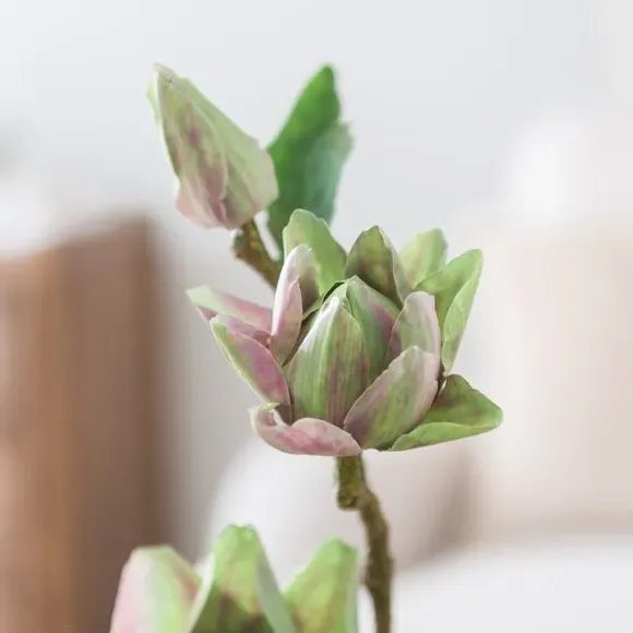 Star Shaped Artichoke Stem - Green, Plastic