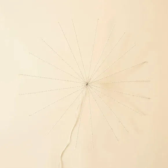 Starburst Hanging Light - Silver, LED