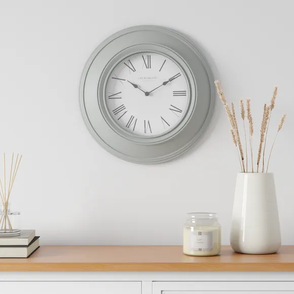 Station Wall Clock - Light Grey image