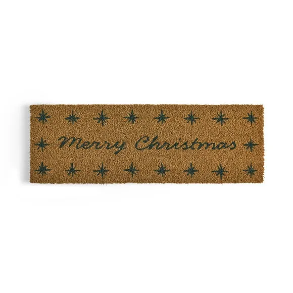 Step Doormat Merry Christmas - Natural, Coir