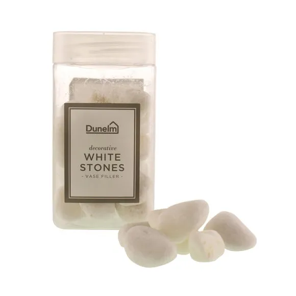 Stone Vase Filler - White