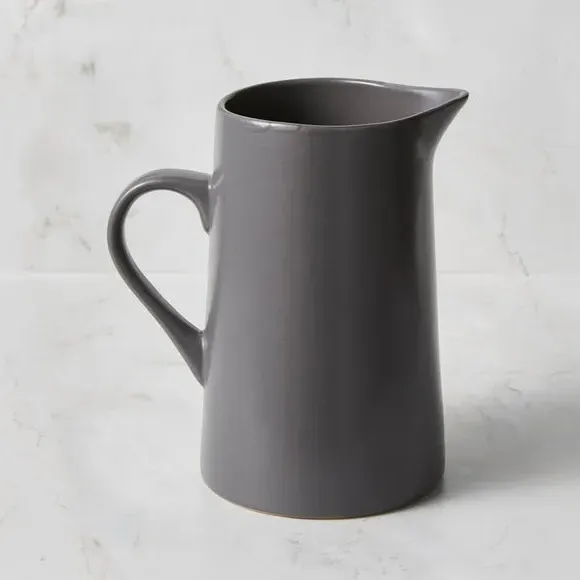 Stoneware Jug with Easy Pour - Charcoal image