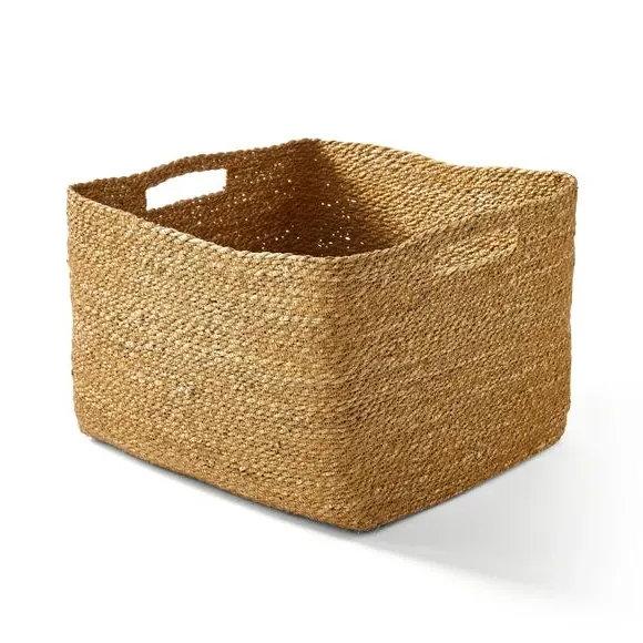 Storage Basket Handwoven - Natural, Seagrass