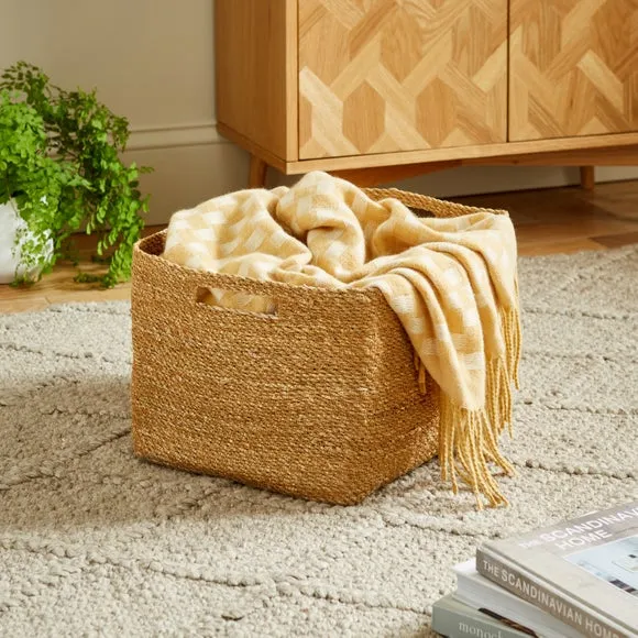 Storage Basket Handwoven - Natural, Seagrass image