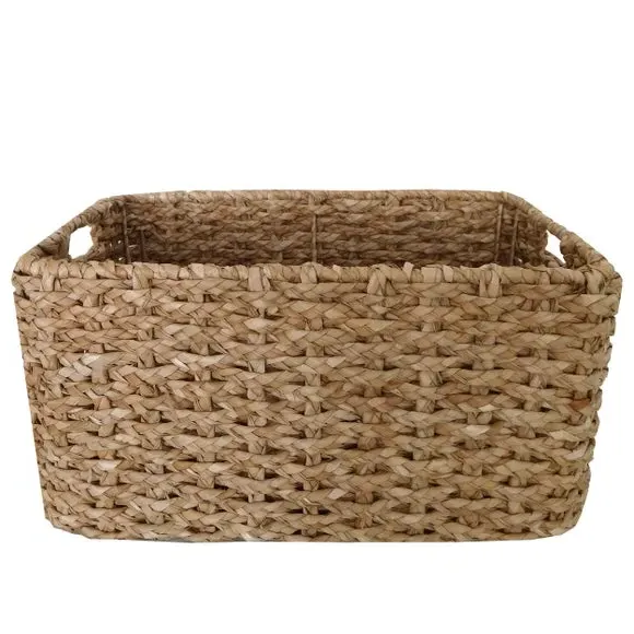 Storage Basket with Handles - Natural, Rush