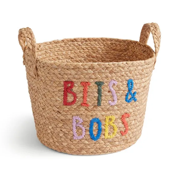 Storage Basket with Handles - Natural, Water Hyacinth