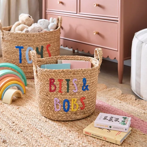 Storage Basket with Handles - Natural, Water Hyacinth image