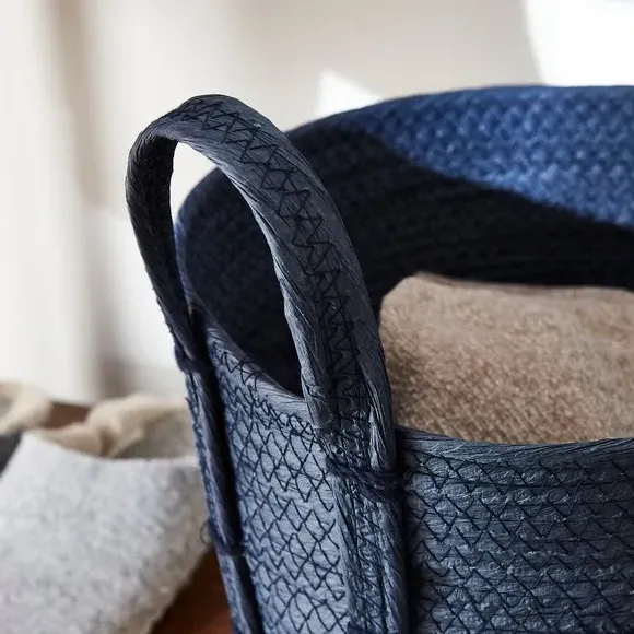 Storage Basket with Handles - Navy
