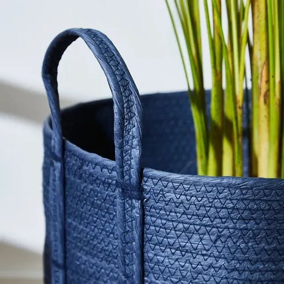 Storage Basket with Handles - Navy