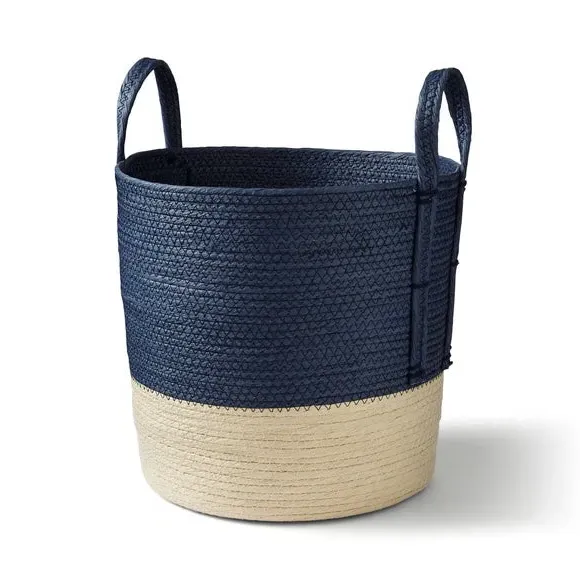 Storage Basket with Handles - Navy