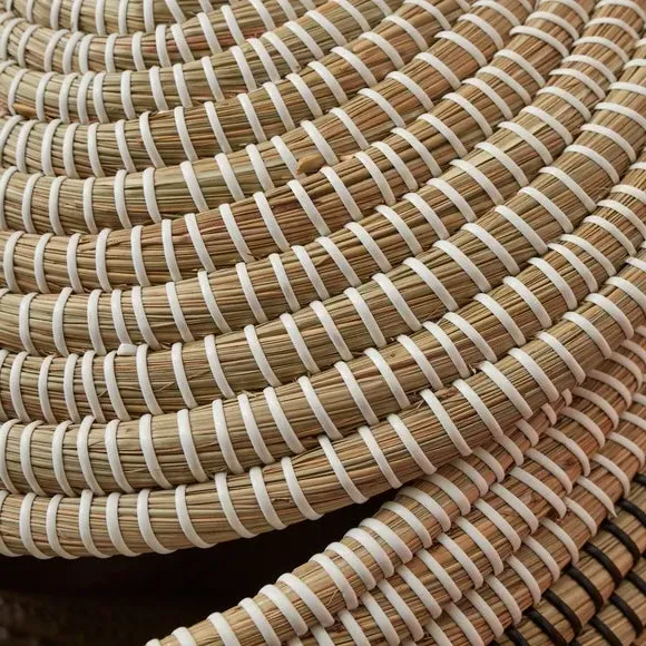 Storage Basket with Lid - Natural, Woven