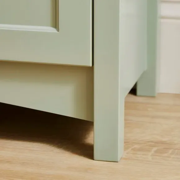 Storage Bench with Cushion - Green, Fabric