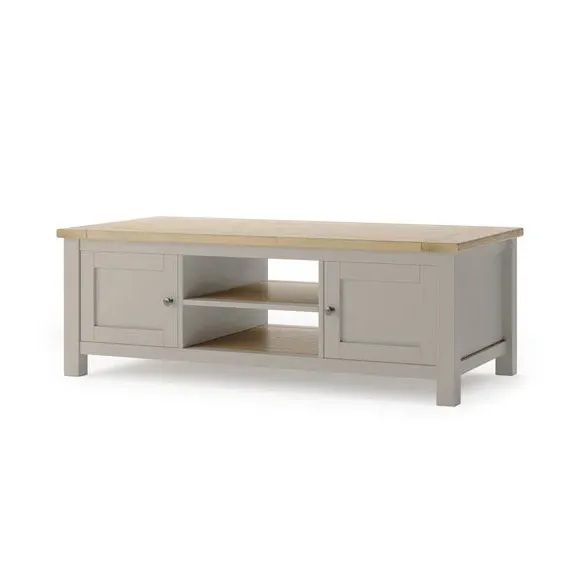 Storage Coffee Table - Stone, Oak Effect